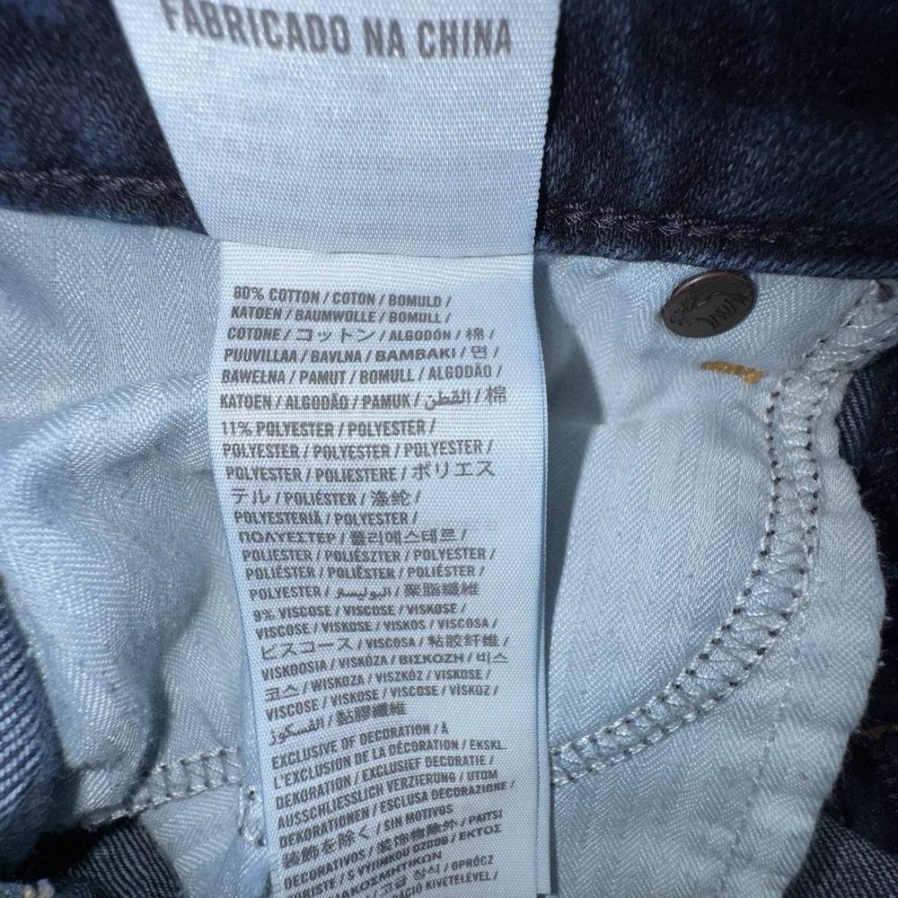 Ambercrombie & Fitch Skinny Jeans Stretch Dark Wash Low Rise Women 4R (27x33) - Picture 12 of 12